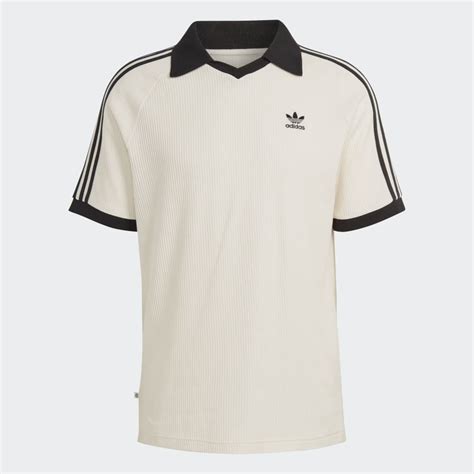 adidas Originals Men's Adicolor Classics Waffle Polo, Wonder .